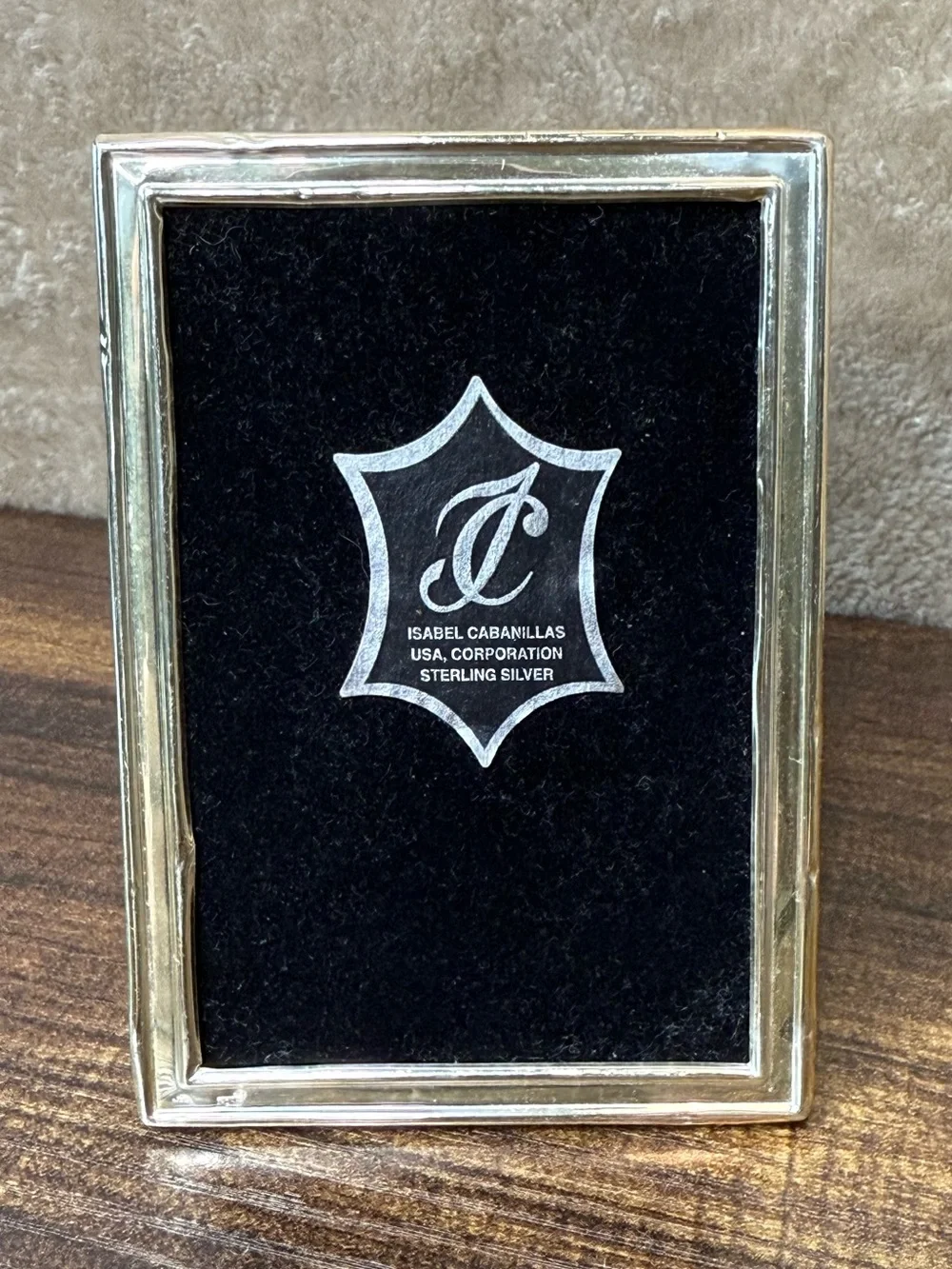 Isabel Cabanillas 925 Sterling Silver Picture Frame 2x3” Spain Hallmarked Luxury